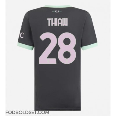 AC Milan Malick Thiaw #28 Tredjetrøje Dame 2024-25 Kortærmet AC Milan Malick Thiaw #28 Tredjetrøje Dame 2024-25 Kortærmet